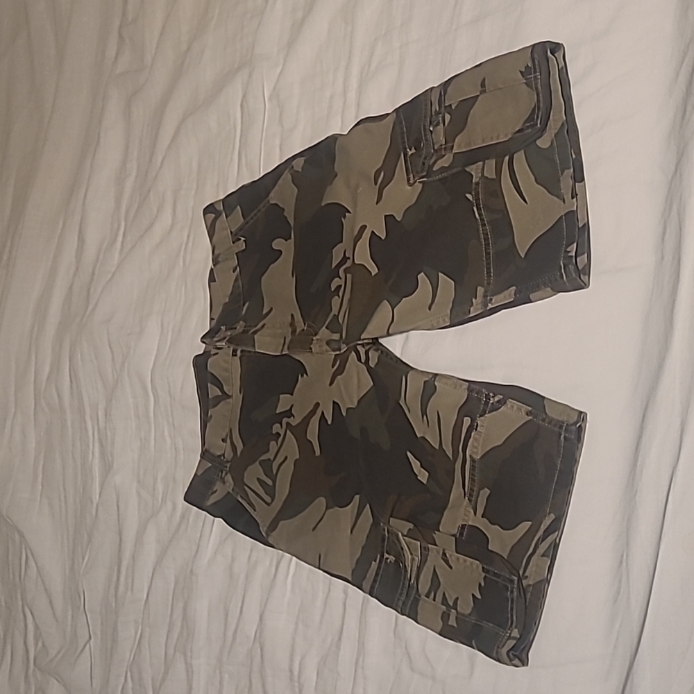 Boys camo cargo shorts
